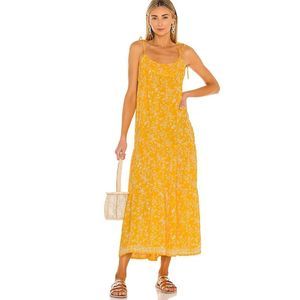 REVOLVE Natalie Martin Silk Floral Maxi Melanie Dress Spring Wedding Beach EUC